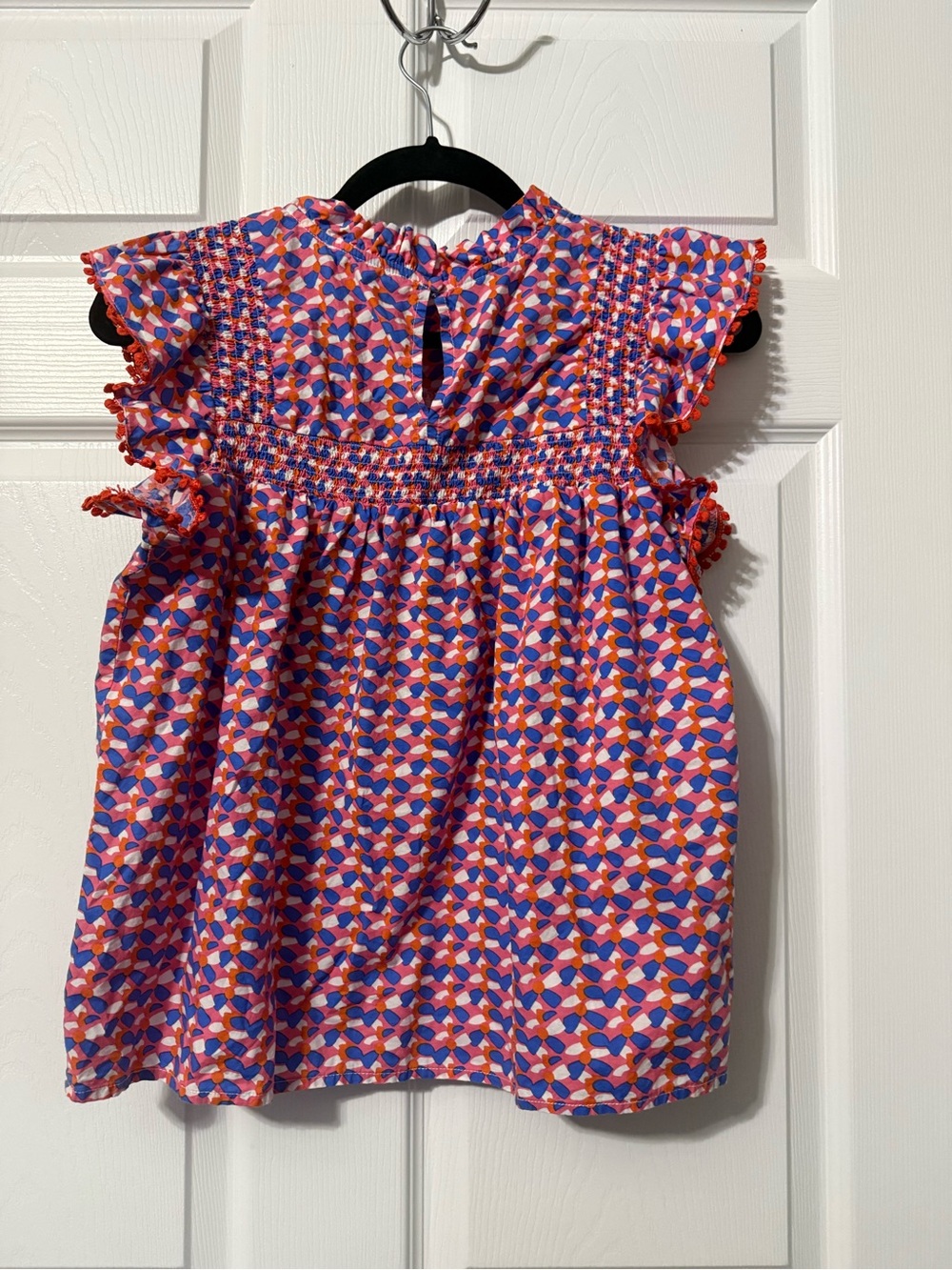 THML Smocked Flutter Sleeve Top- M - Picture 5 of 7